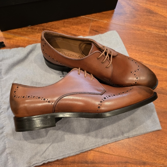 Allen Edmonds Luca Derby Wingtip Leather Men's Size 9.5D - Picture 3 of 10